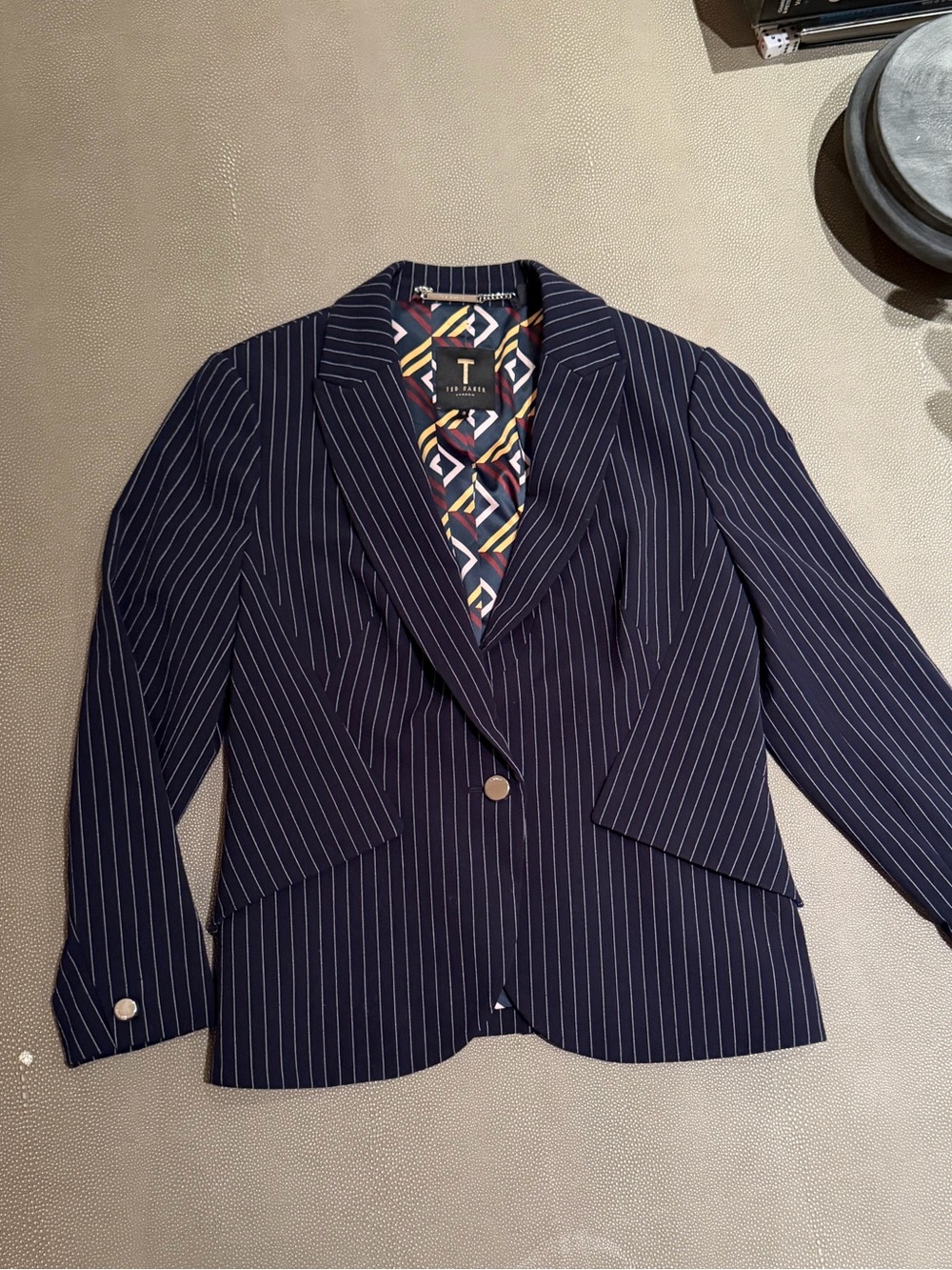Ted Baker Angila Pinstripe Blazer